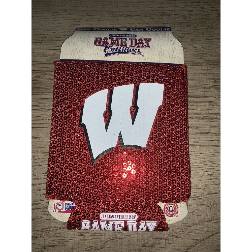 Wisconsin Badgers College NCAA Game Day Outfitters Can Coolie (NEW)